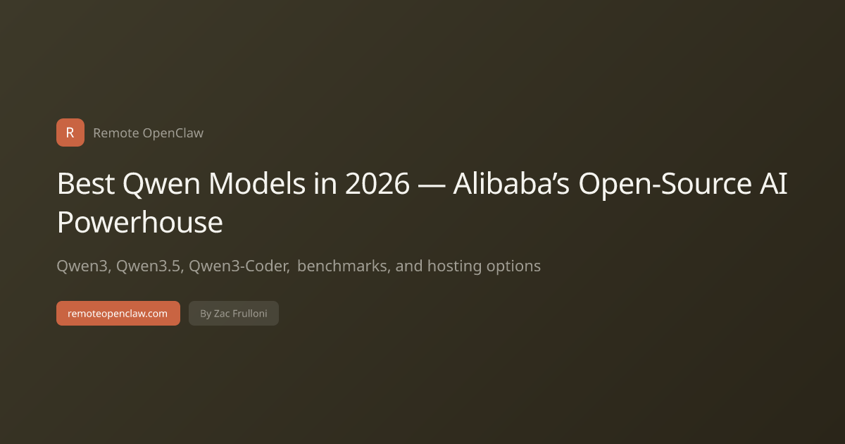 Best Qwen Models in 2026 — Alibaba's Open-Source AI Powerhouse