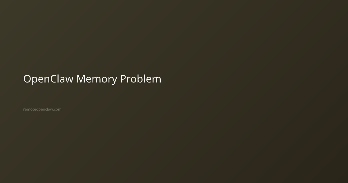 Stats: Not Automatic Long-Term Recall; 3 Components Memory Design; Files Best Storage; Explicit Config Required