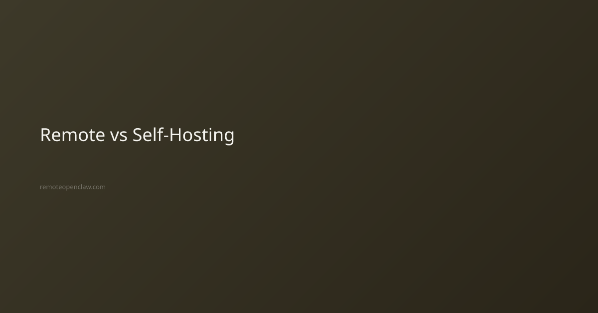 Stats: $20-50/mo Self-Host Cost; 2-5 hrs/mo Maintenance Time; Same AI Quality Either Way; VPS Data Stays Private